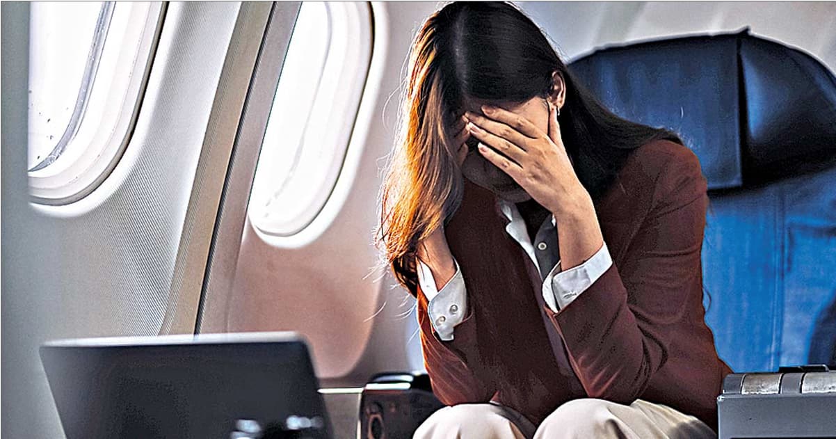 信報：一世不能搭飛機？